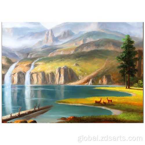 Oil Painting Drawing of oil painting works Supplier